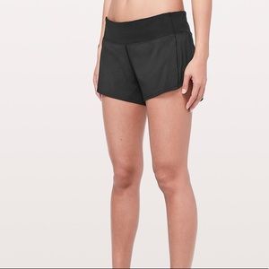 Black Lululemon Speed Up Short